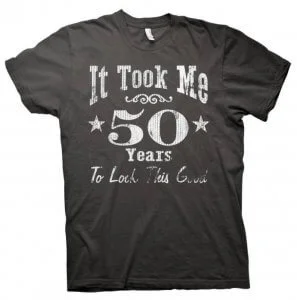 Personalisierte T-Shirts zum 50. Geburtstag