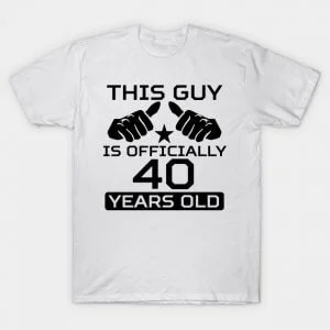 Personalisierte T-Shirts zum 40. Geburtstag