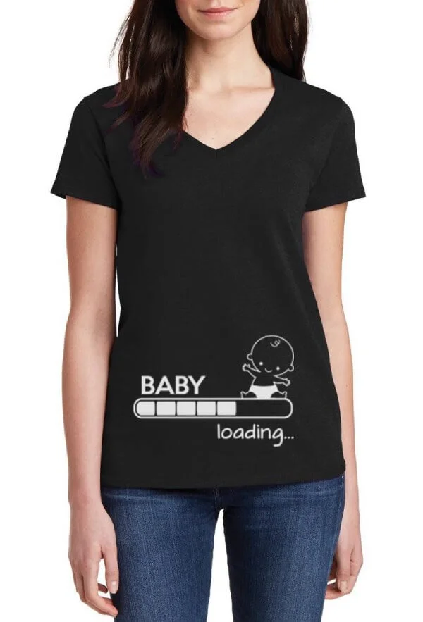 günstige personalisierte Schwangerschafts-T-Shirts