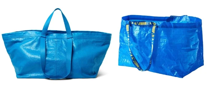 Enveloppes de luxe personnalisées IKEA Balenciaga