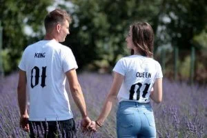 T-shirts personnalisés pour couples