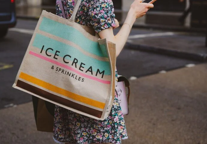 sacs de shopping de luxe personnalisés et abordables