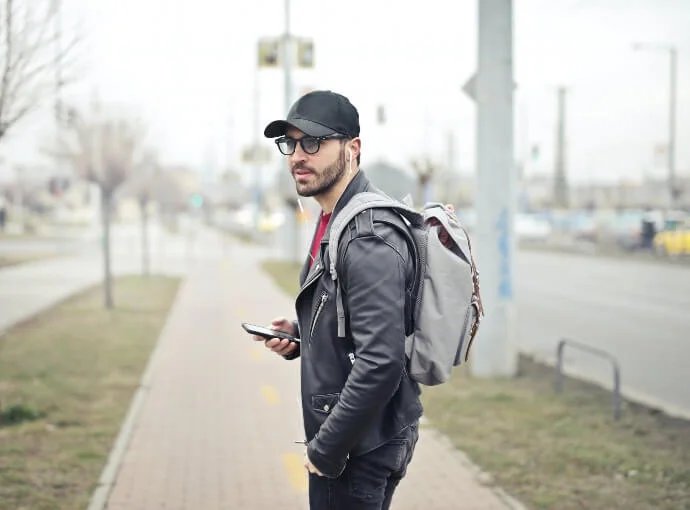 Sac à dos pour ordinateur portable personnalisé avec motif hamburger