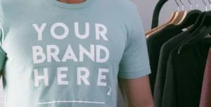 T shirt per il brand marketing