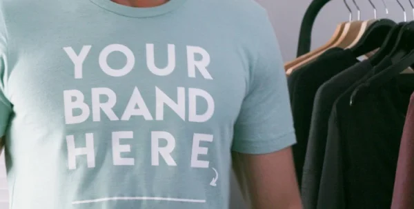 T shirt per il brand marketing